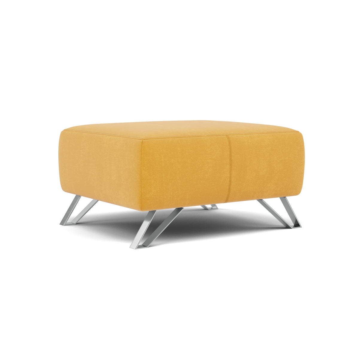 Nicoletti Puccini Footstool - Rectangular Stool ND — Flambe 4310-26 Ocra, gallery image 1
