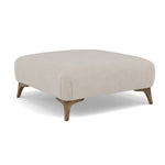 Chilton Footstool - Designer Stool Fabric — Smoke Feet / Kobe Smoke, gallery image 1