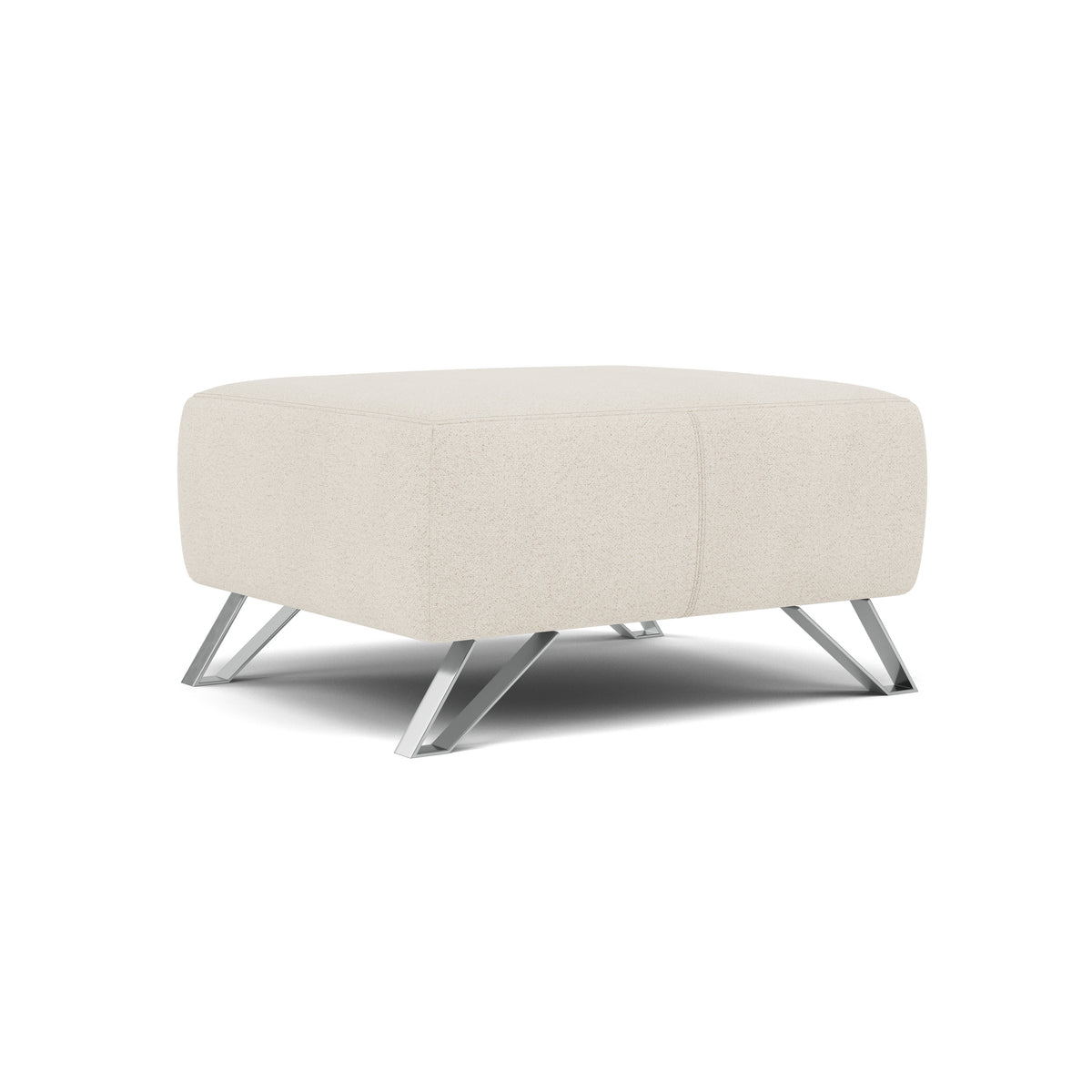 Nicoletti Puccini Footstool - Rectangular Stool NA — Fuente FR Beige, gallery image 1