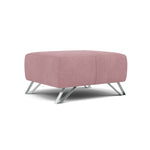Nicoletti Puccini Footstool - Rectangular Stool NA — Fuente FR Rose, gallery image 1