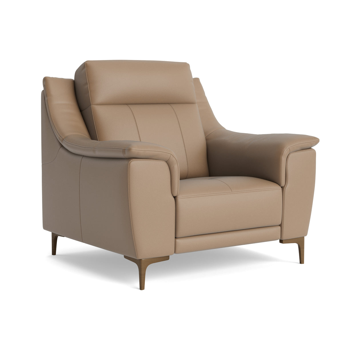 Nicoletti Carmen Armchair - Armchair CB — Feet: Graubraun / Torello PS 312 Taupe, gallery image 1