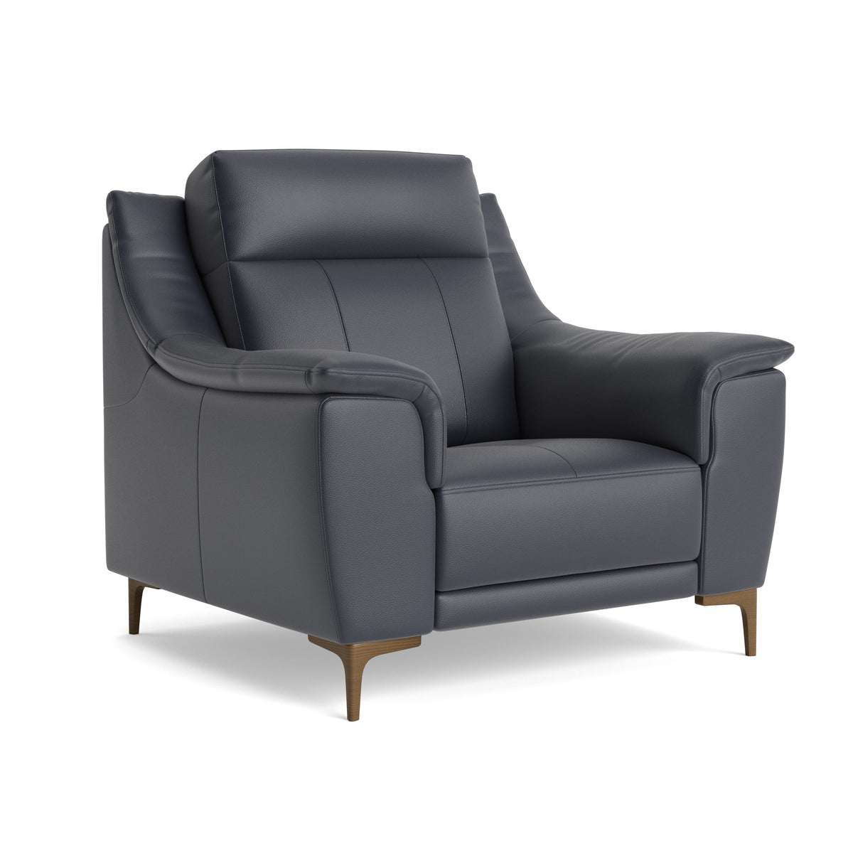 Nicoletti Carmen Armchair - Armchair CB — Feet: Graubraun / Torello PS Blu -S 81, gallery image 1