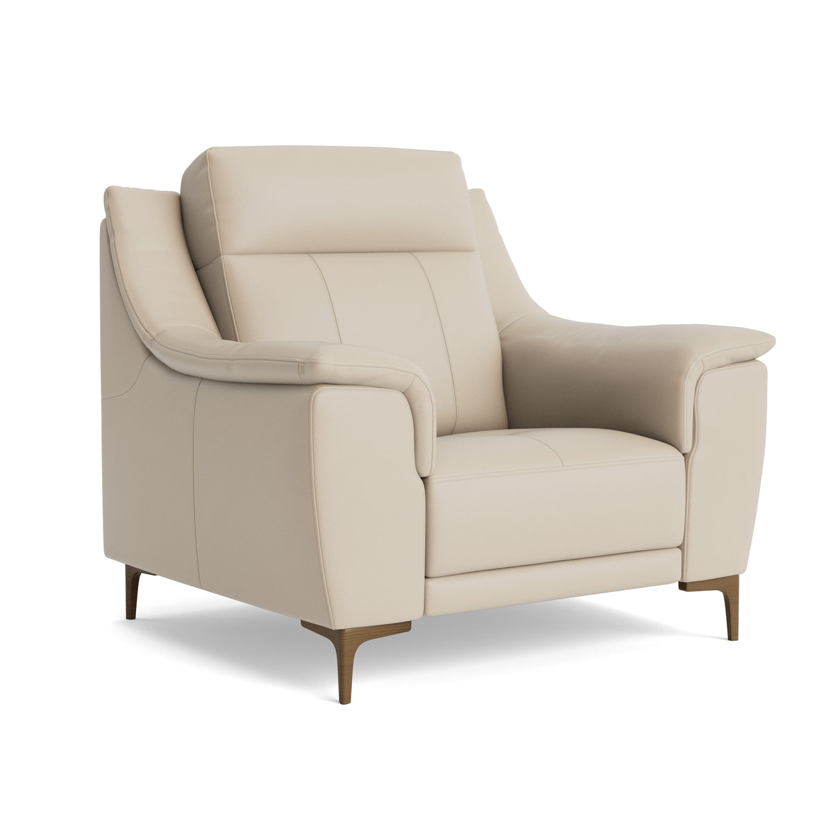 Nicoletti Carmen Armchair - Armchair CB — Feet: Graubraun / Torello PS Fango 352, gallery image 1