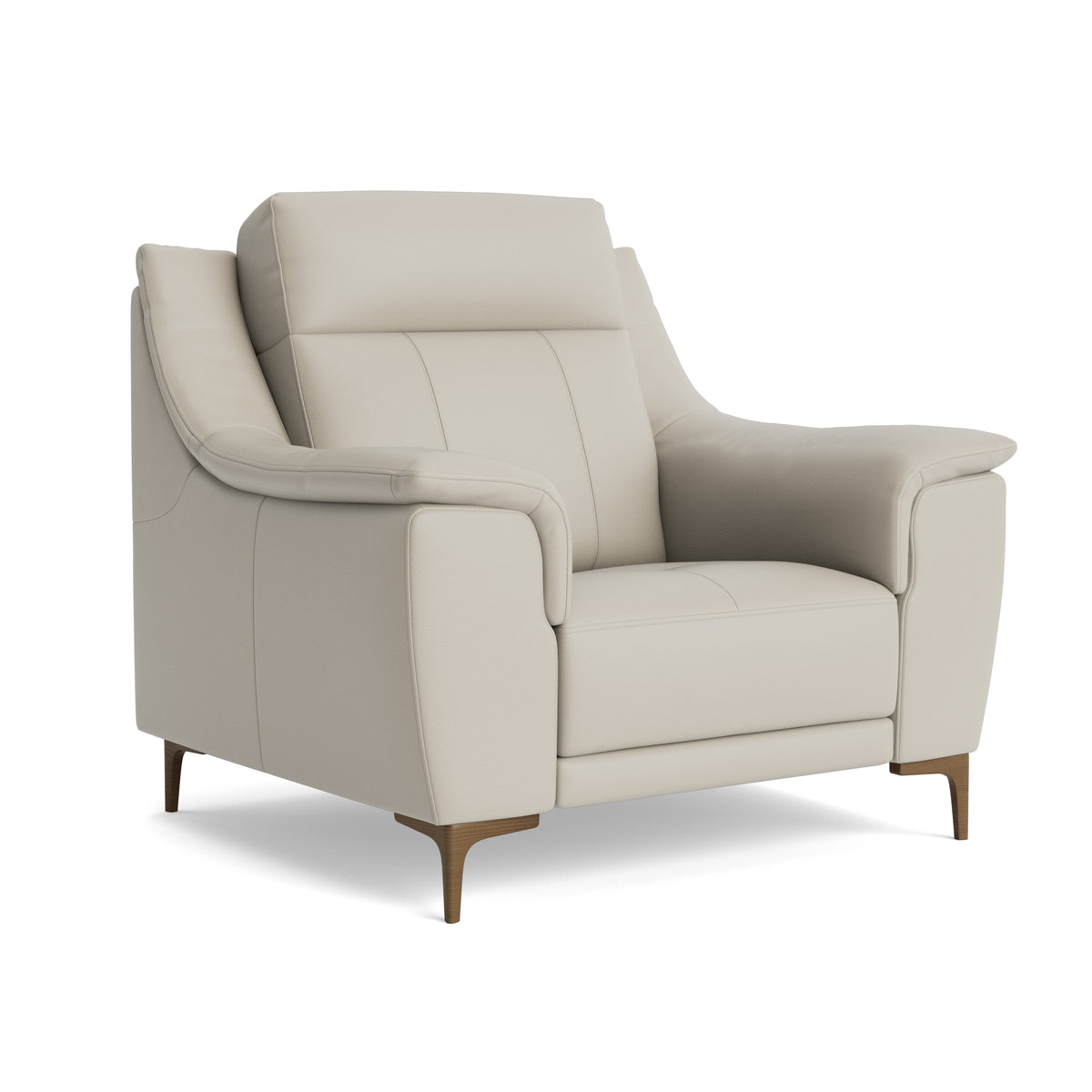 Nicoletti Carmen Armchair - Armchair CB — Feet: Graubraun / Torello PS Tortora 328, gallery image 1