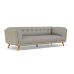 Siena 3 Seater Sofa - 2.5 Seater Sofa F8 + Cat 60 — Hopsack Dove 70001+Cat 60/23, gallery image 1