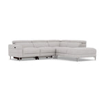 Hoy Corner Sofa - Combination 1 - Left Hand Facing Sofa Corner Group Fabric - Left Hand Facing — KB-1280-UK Darwin Silver, gallery image 1