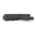Hoy Corner Sofa - Combination 1 - Left Hand Facing Sofa Corner Group Fabric - Left Hand Facing — KB-1281-UK Darwin Charcoal, gallery image 1