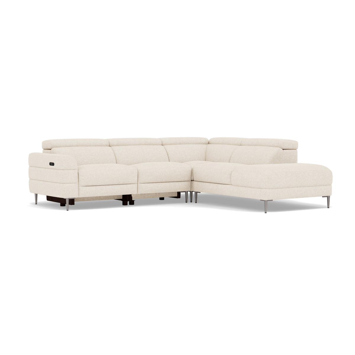 Hoy Corner Sofa - Combination 1 - Left Hand Facing Sofa Corner Group Fabric - Left Hand Facing — KB-1285-UK Darwin Ivory, gallery image 1