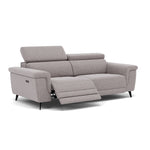 Sparta 3 Seater Recliner Sofa - 3 Str W/ 2 Power Recliner W/ 2 Ratchet Headrest Fabric - Power with Manual Headrest — KB-1291-UK Amigo Granite, gallery image 1