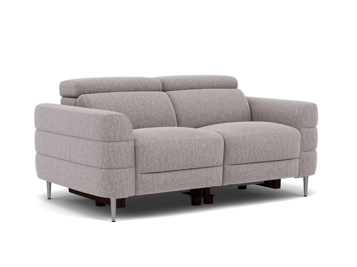 Hoy 2 Seater Sofa - 2 Str Static W/Manual Headrest Fabric — KB-1291-UK Amigo Granite, gallery image 1