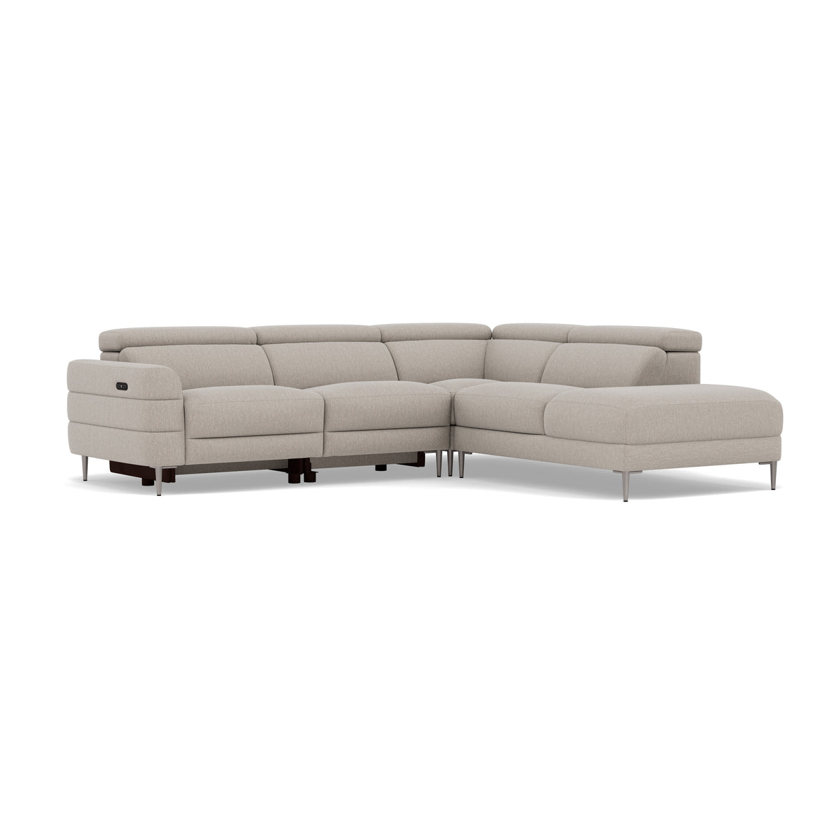Hoy Corner Sofa - Combination 1 - Left Hand Facing Sofa Corner Group Fabric - Left Hand Facing — KB-1292-UK Amigo Dove, gallery image 1