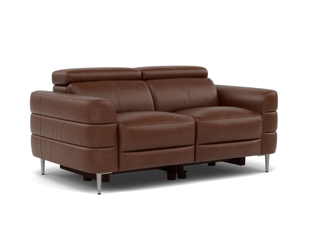 Hoy 2 Seater Sofa - 2 Str Static W/Manual Headrest Cat M — M1595 Monaco Coffee, gallery image 1