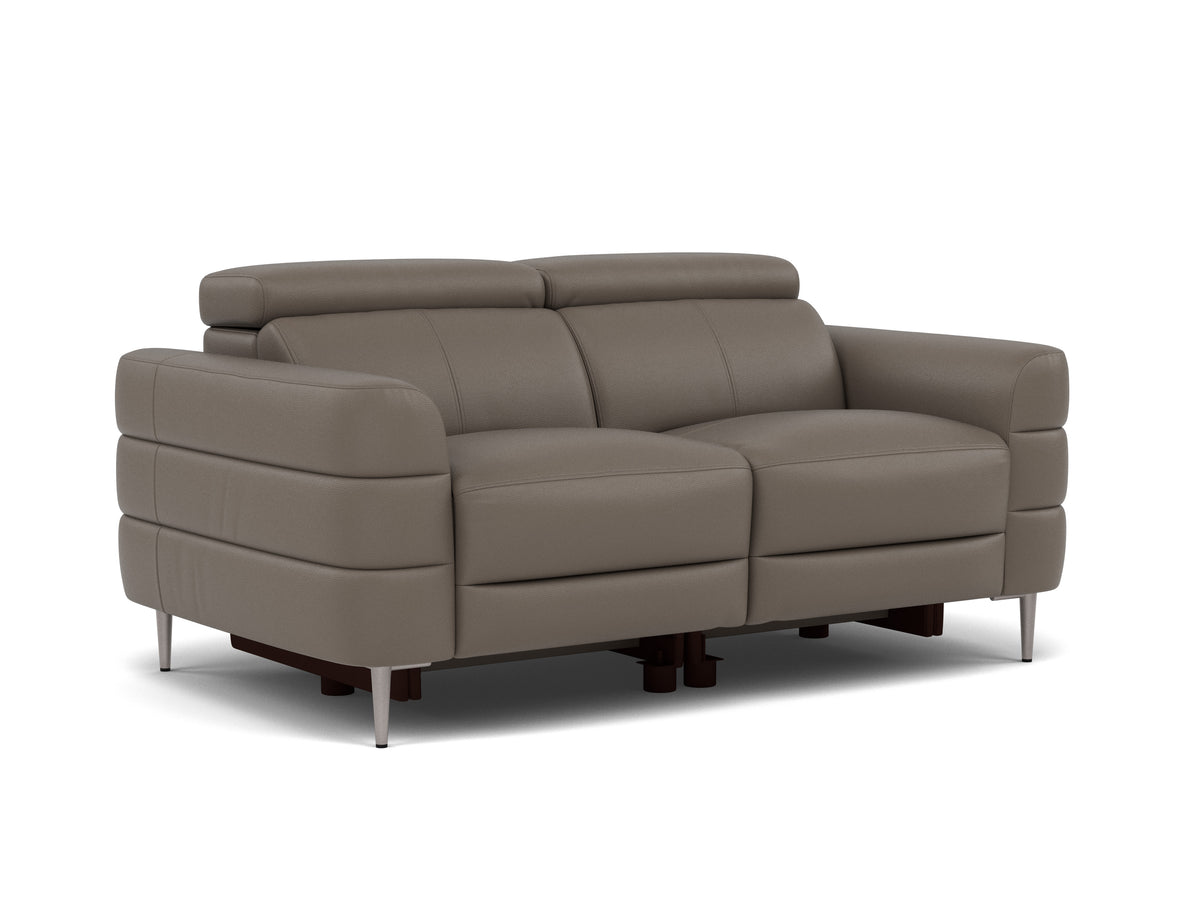 Hoy 2 Seater Sofa - 2 Str Static W/Manual Headrest Cat M — M5655 Melbourne Dark Grey, gallery image 1