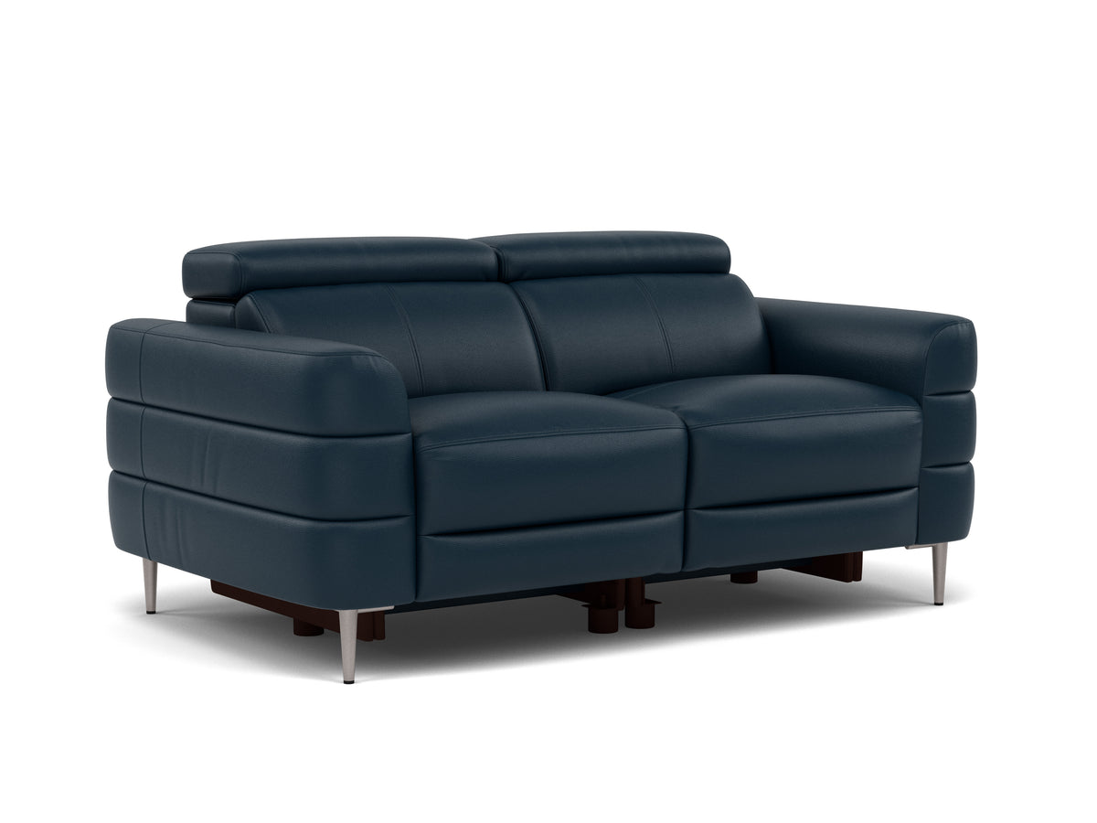 Hoy 2 Seater Sofa - 2 Str Static W/Manual Headrest Cat M — M5661 Melbourne Navy Blue, gallery image 1