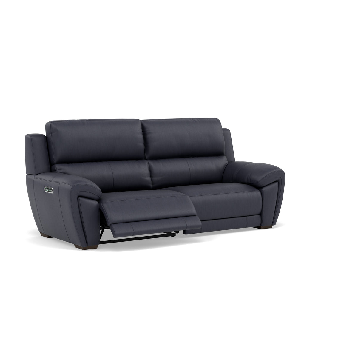 Echo 3 Seater Recliner Sofa - 2.5 Seater Sofa 2 Power Recliners Cat 25S - Power Recliner Power Footrest Headrest & USB — NCS-036C NAVY BLUE, gallery image 1