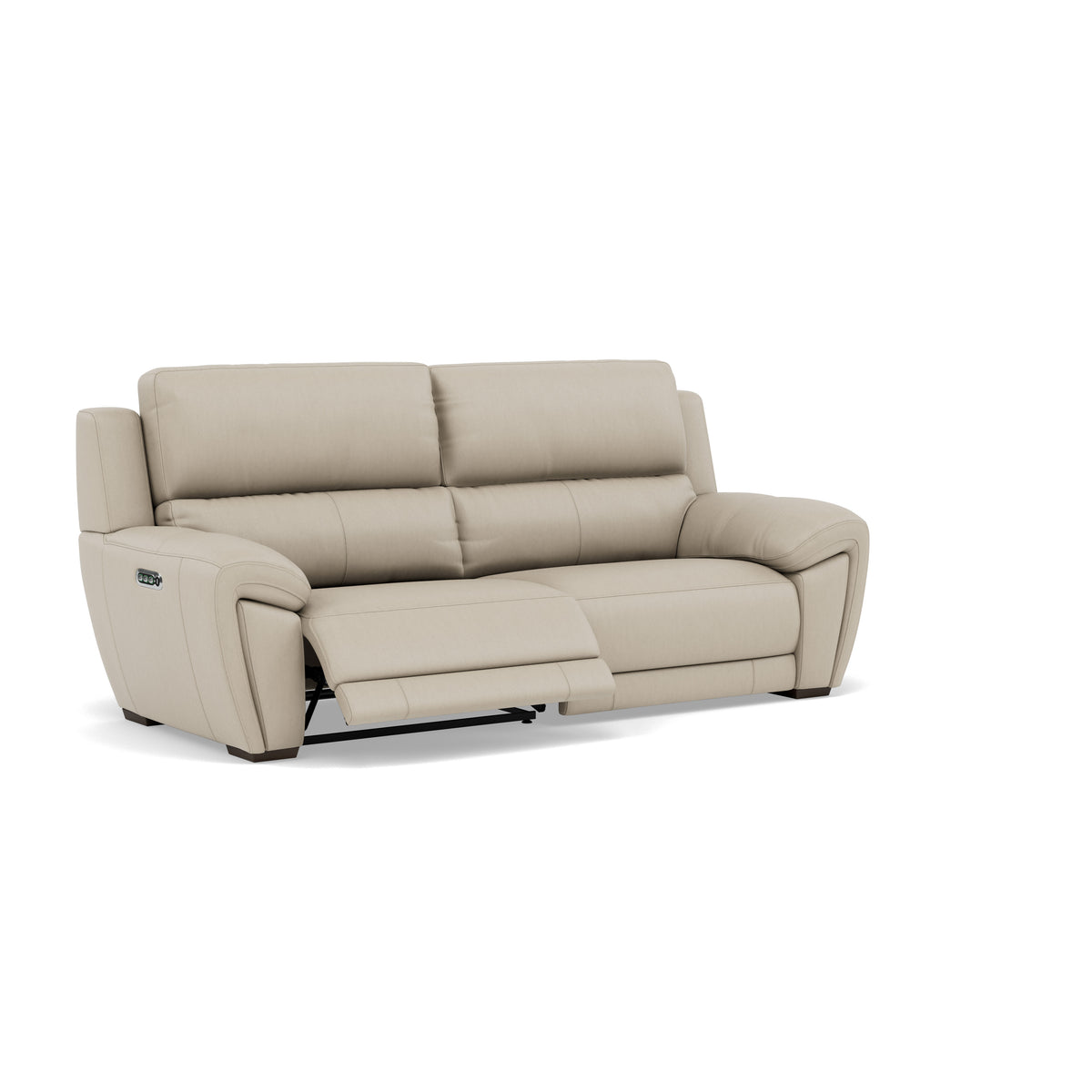 Echo 3 Seater Recliner Sofa - 2.5 Seater Sofa 2 Power Recliners Cat 25S - Power Recliner Power Footrest Headrest & USB — NCS-041E SILVER GREY, gallery image 1