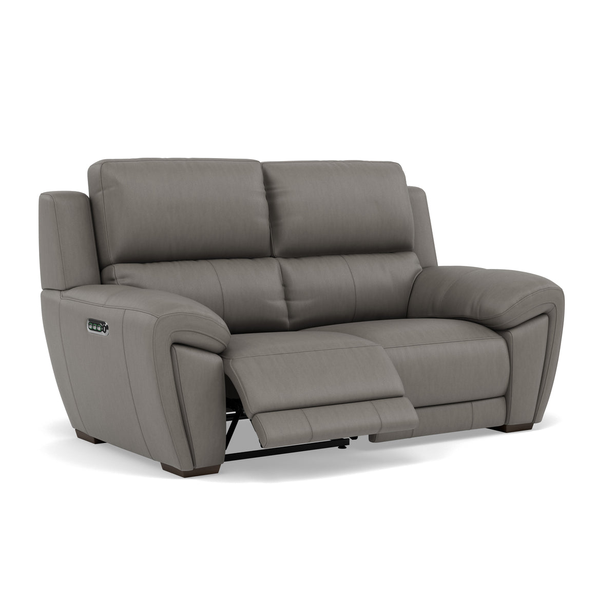 Echo 2 Seater Recliner Sofa - 2 Seater 2 Power Recliners Lumber Support Cat 25S - Power With Power Headrest Footrest Lumbar & USB — NCS-042E ELEPHANT, gallery image 1