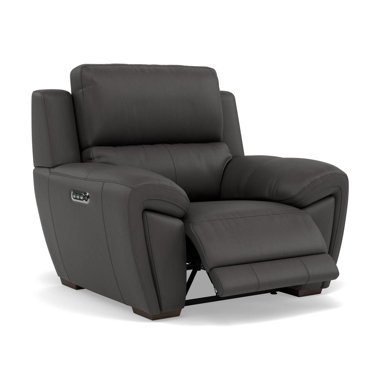 Echo Recliner Armchair - Power Recliner Chair Lumber Support Cat 25S - Power With Power Headrest Footrest Lumbar & USB — NCS-180E SLATE GREY, gallery image 1