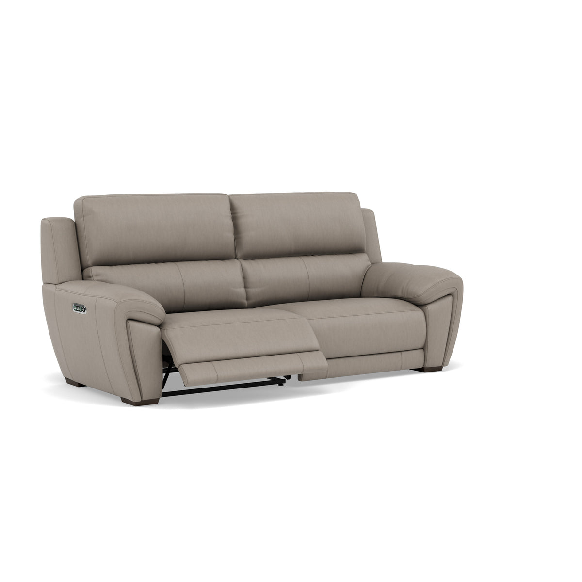 Echo 3 Seater Recliner Sofa - 2.5 Seater Sofa 2 Power Recliners Cat 25S - Power Recliner Power Footrest Headrest & USB — NCS-722A TAUPE, gallery image 1