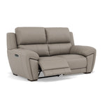 Echo 2 Seater Recliner Sofa - 2 Seater 2 Power Recliners Lumber Support Cat 25S - Power With Power Headrest Footrest Lumbar & USB — NCS-722A TAUPE, gallery image 1