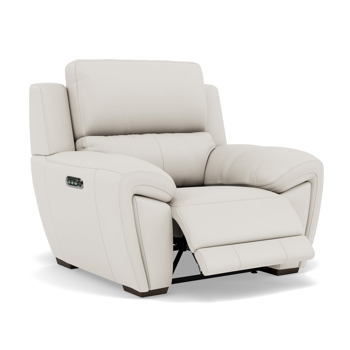 Echo Recliner Armchair - Power Recliner Chair Lumber Support Cat 25S - Power With Power Headrest Footrest Lumbar & USB — NCS-744D STAR WHITE, gallery image 1