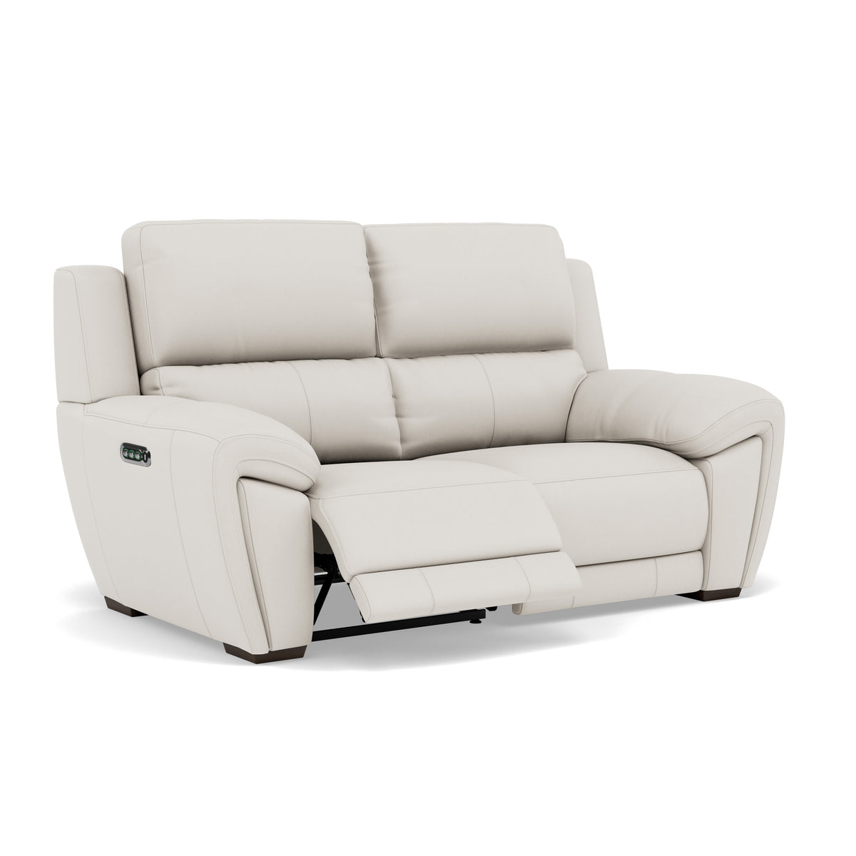 Echo 2 Seater Recliner Sofa - 2 Seater 2 Power Recliners Lumber Support Cat 25S - Power With Power Headrest Footrest Lumbar & USB — NCS-744D STAR WHITE, gallery image 1