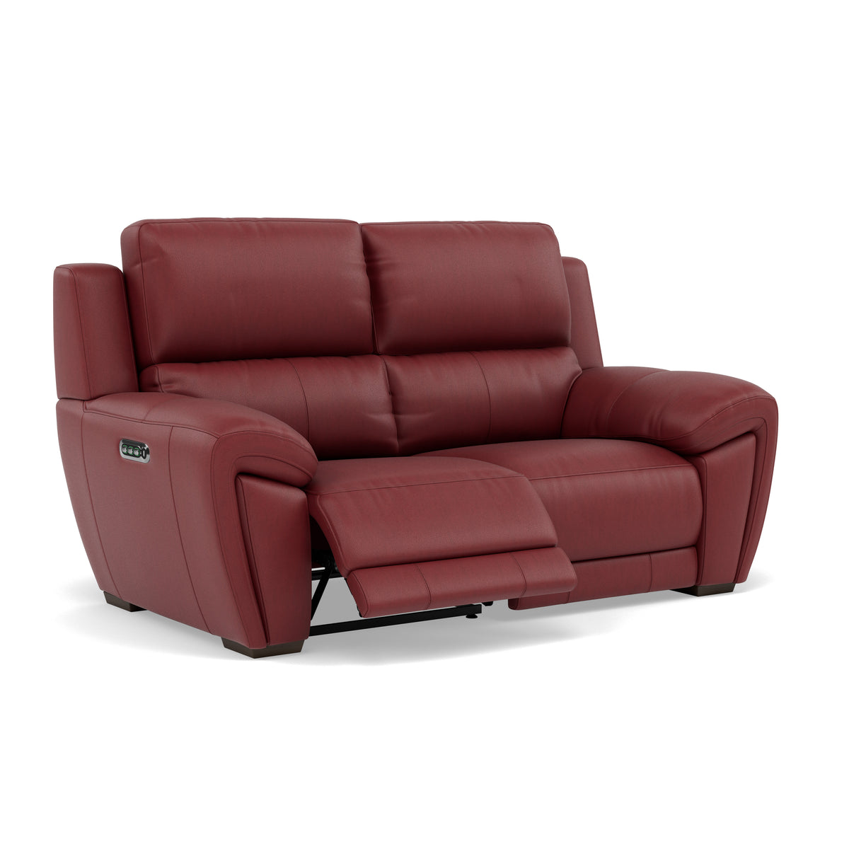 Echo 2 Seater Recliner Sofa - 2 Seater 2 Power Recliners Lumber Support Cat 25S - Power With Power Headrest Footrest Lumbar & USB — NCS-854C RUSTIC RED, gallery image 1