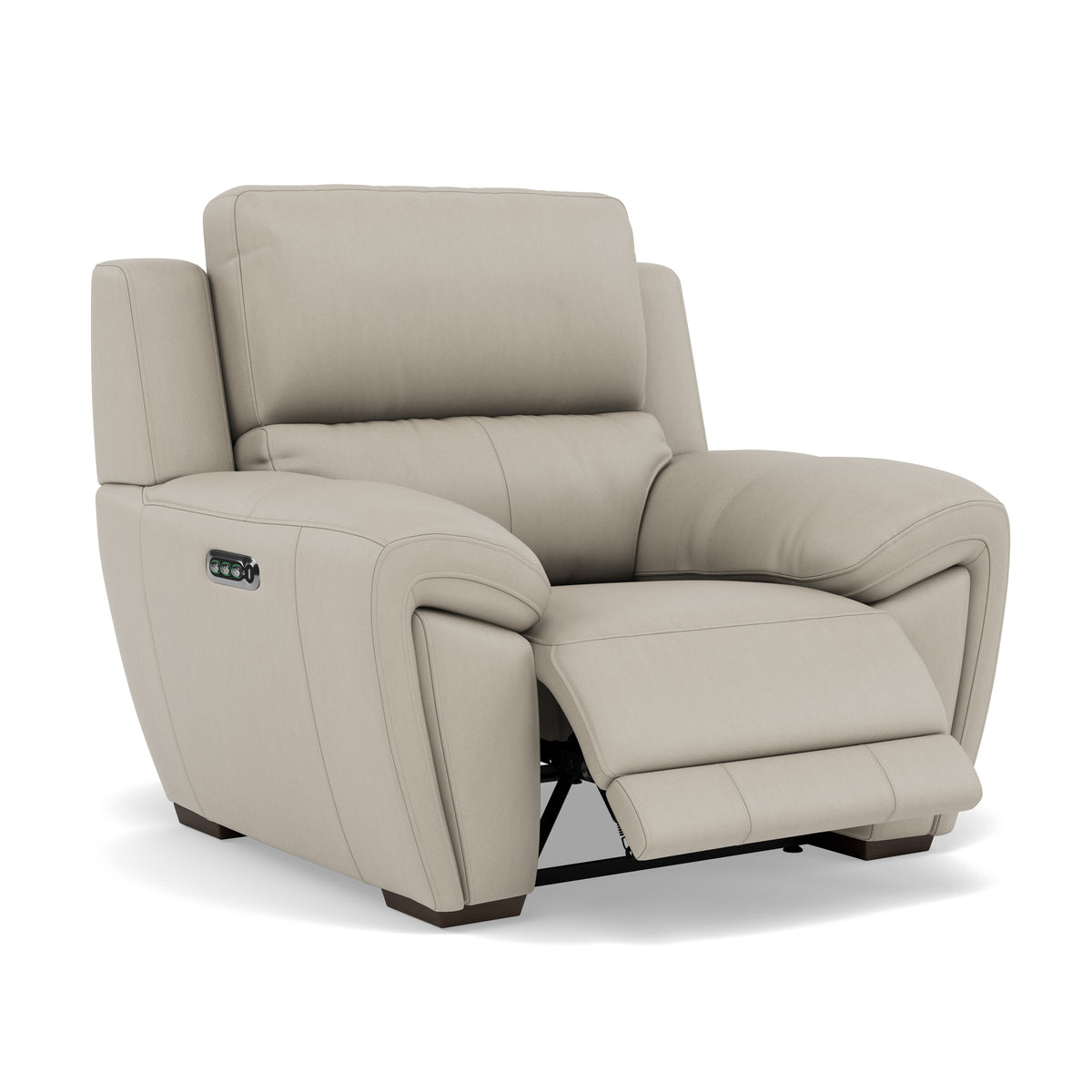 Echo Recliner Armchair - Power Recliner Chair Lumber Support Cat 25S - Power With Power Headrest Footrest Lumbar & USB — NCS-946B FEATHER GREY, gallery image 1