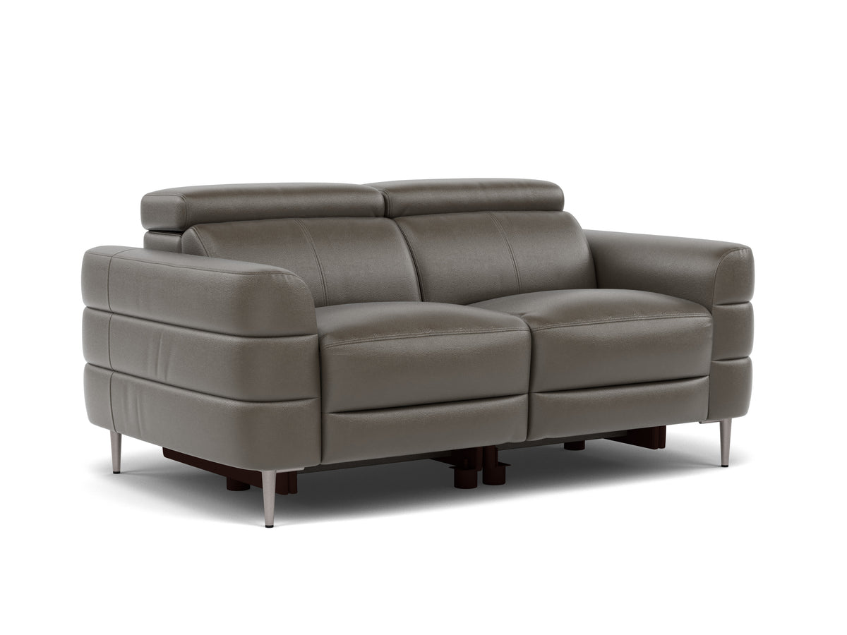 Hoy 2 Seater Sofa - 2 Str Static W/Manual Headrest Cat NL/O — NL5101 New York Anthkacite Grey, gallery image 1
