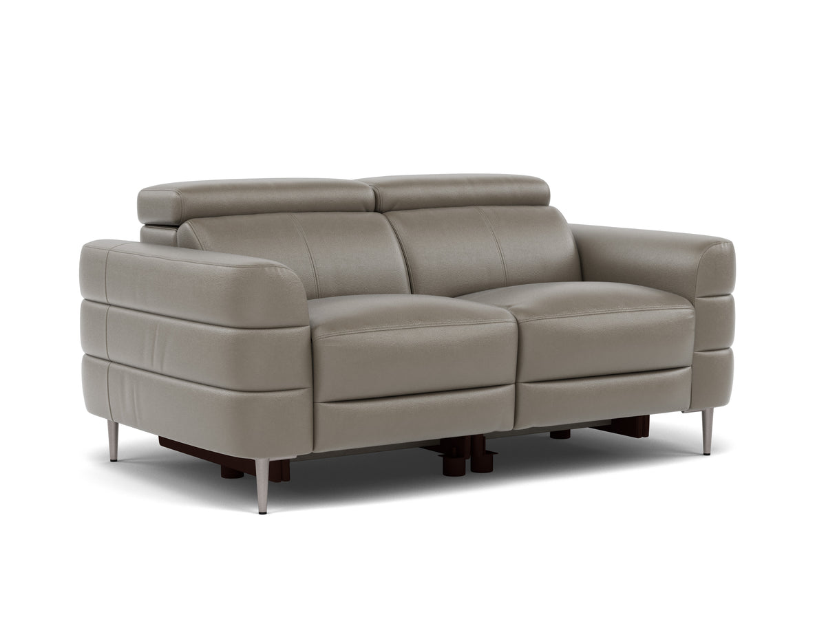 Hoy 2 Seater Sofa - 2 Str Static W/Manual Headrest Cat NL/O — NL5102 New York Cement, gallery image 1