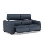 Beck 3 Seater Recliner Sofa - 2.5 Seater Sofa with 2 Power Recliners Cat 20S - Power Recliner with USB — NWS-518E OCEAN BLUE, gallery image 1