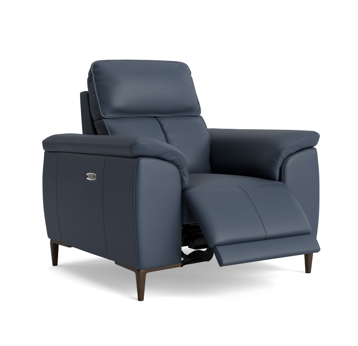 Loma Recliner Armchair - Power Recliner Chair USB Cat 20S - Power Recliner with USB — NWS-518E OCEAN BLUE, gallery image 1