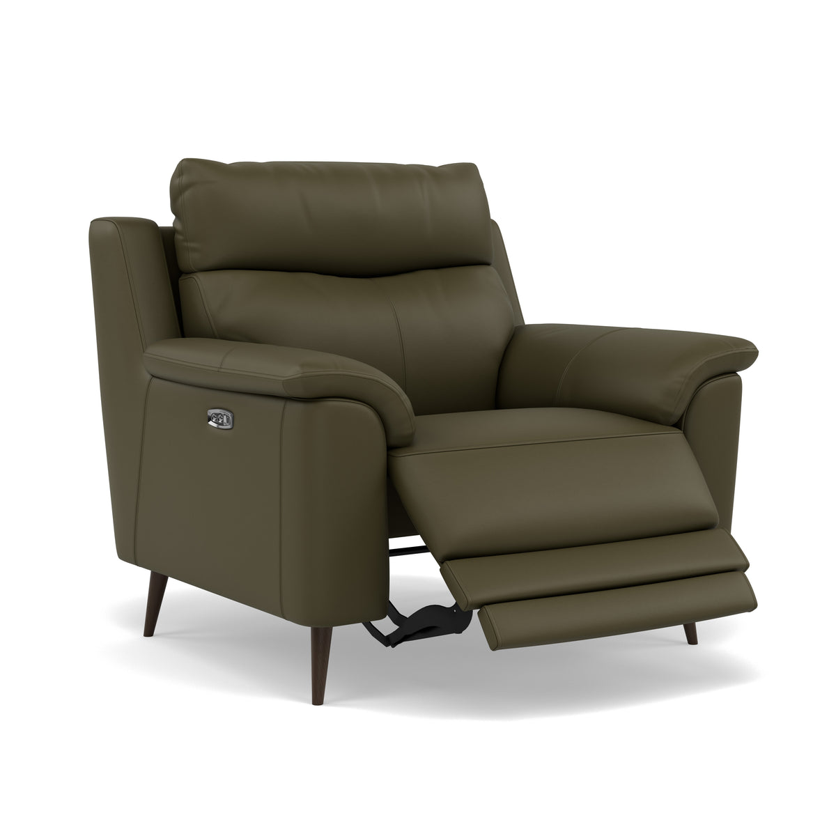 Revel Recliner Armchair - Power Recliner Chair Cat 20S - Power Recliner with USB — NWS-548E DARK OLIVE, gallery image 1