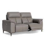 Loma Small 3 Seater Recliner Sofa - 2.5 Seater Sofa with 2 Power Recliners (Compact) USB Cat 20S - Power Recliner with USB — NWS-042E ELEPHANT, gallery image 1