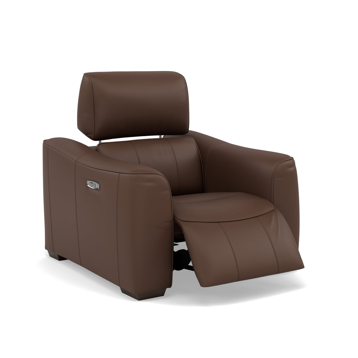 Beck Recliner Armchair - Power Recliner Chair Cat 20S - Power Recliner with USB — NWS-512E CACAO BROWN, gallery image 1