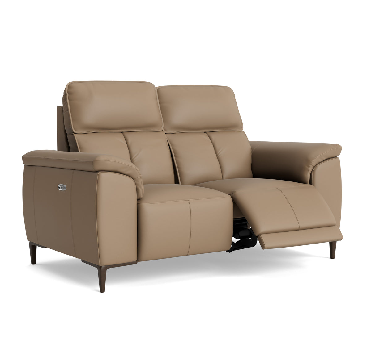 Loma 2 Seater Recliner Sofa - 2 Seater Sofa with 2 Power Recliners USB Cat 20S - Power Recliner with USB — NWS-513E PINE BARK, gallery image 1