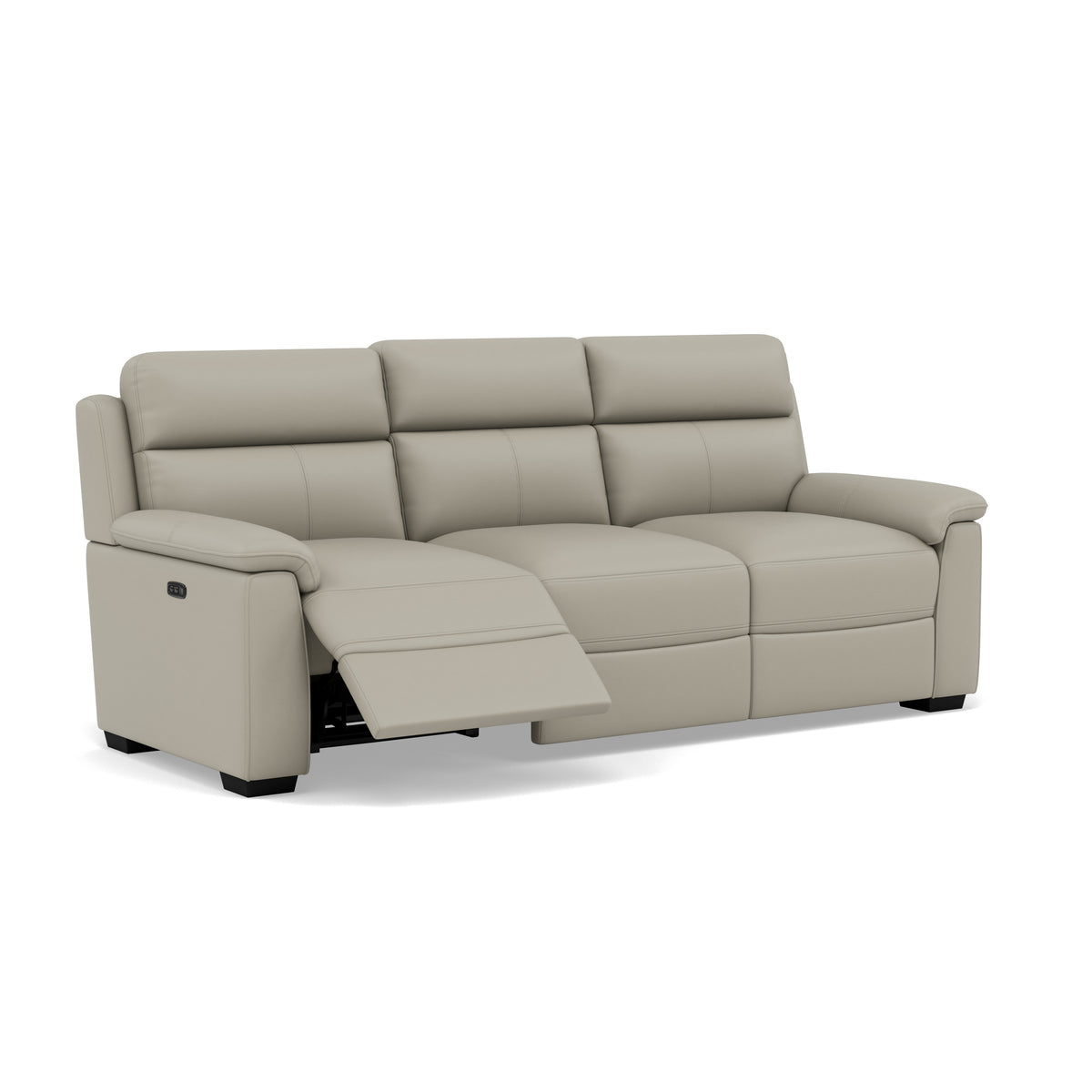 Eldon 3 Seater Power Recliner - 2.5 Seater Sofa 2 Power Recliners CAT20S - Power Recliner with USB — NWS-516E LIGHT GREY, gallery image 1