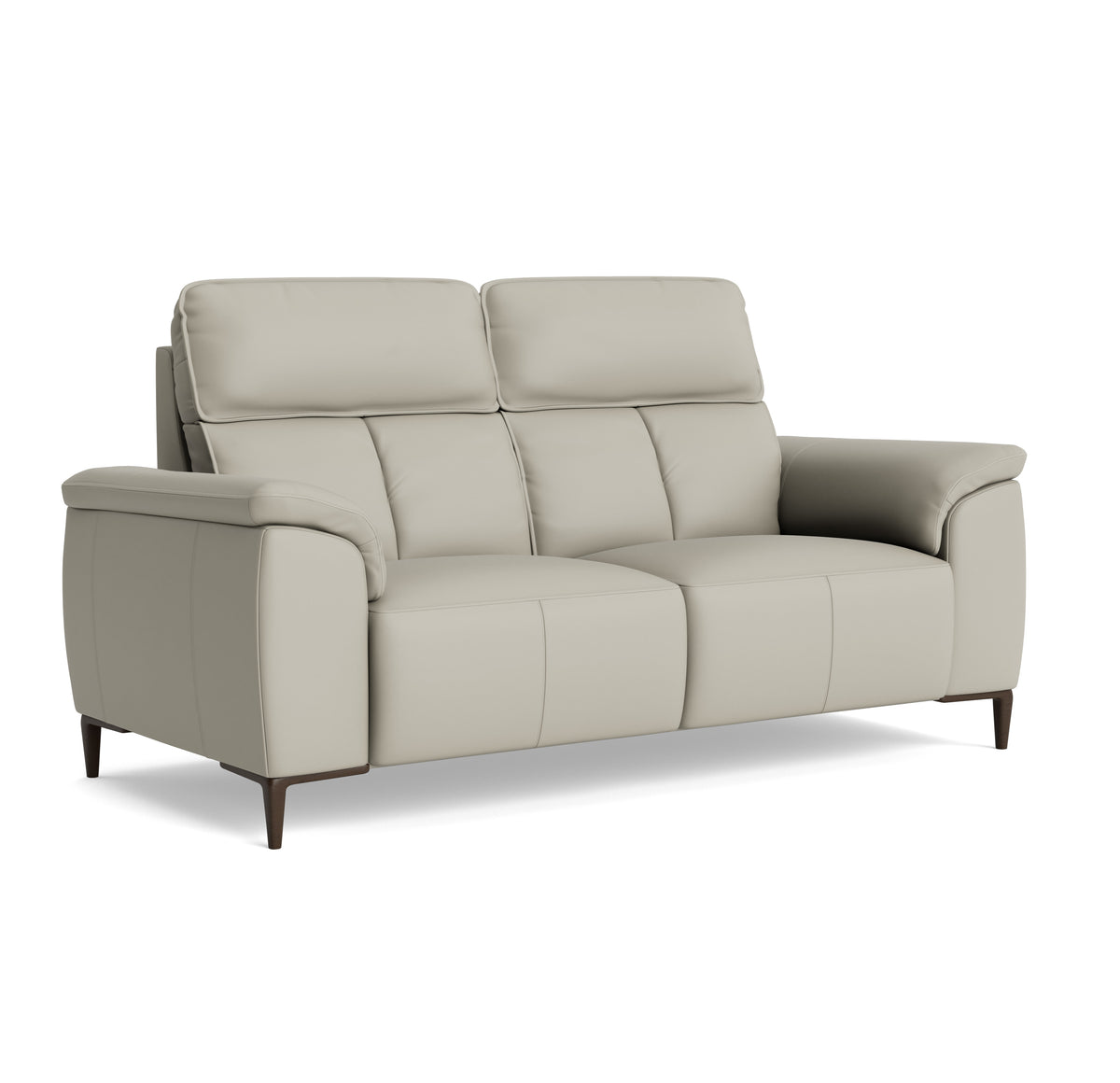 Loma Small 3 Seater Sofa - 2.5 Seater Sofa Compact Cat 20S — NWS-516E LIGHT GREY, gallery image 1