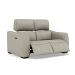 Beck 2 Seater Recliner Sofa - 2 Seater Sofa with 2 Power Recliners Cat 20S - Power Recliner with USB — NWS-516E LIGHT GREY, gallery image 1