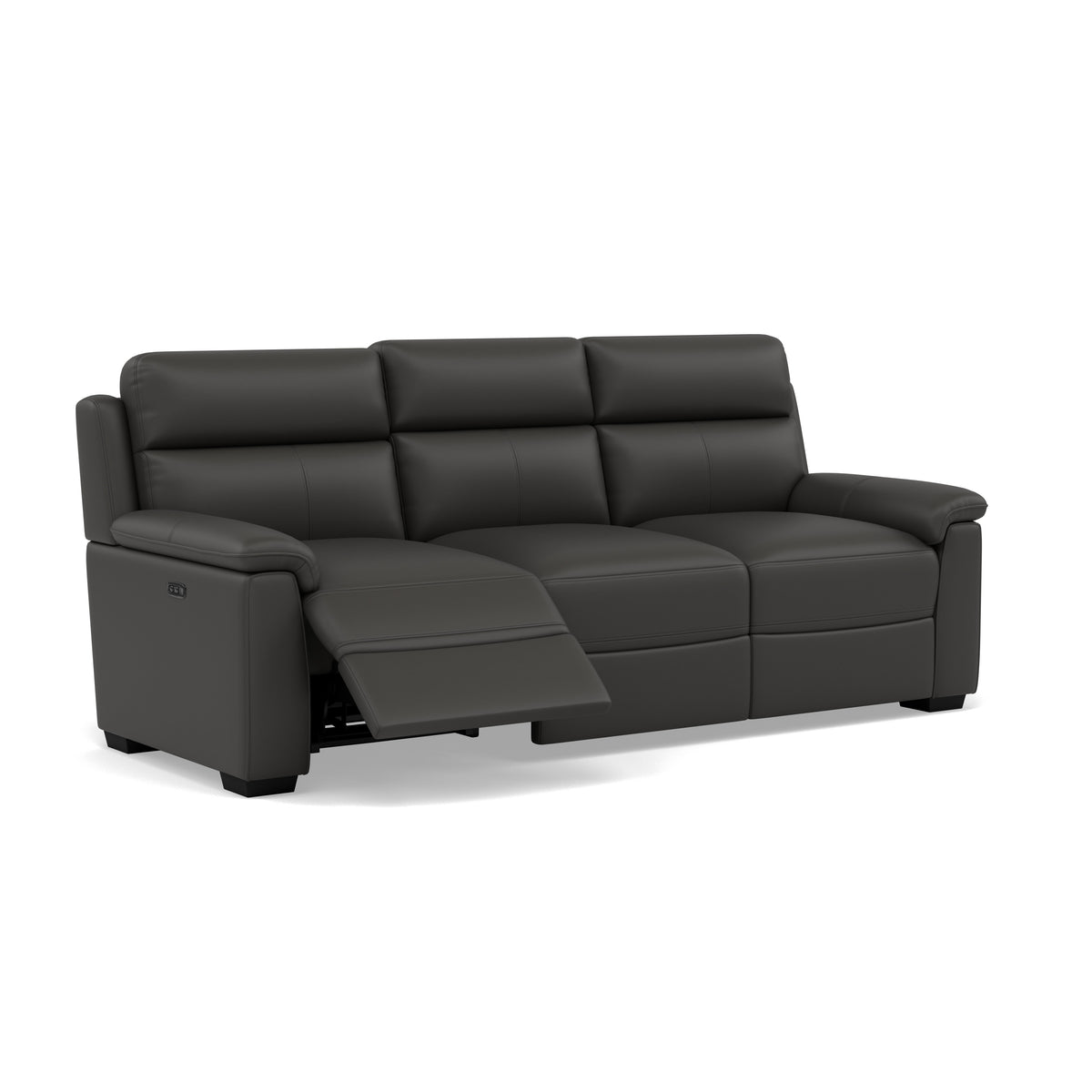 Eldon 3 Seater Power Recliner - 2.5 Seater Sofa 2 Power Recliners CAT20S - Power Recliner with USB — NWS-517E SHALE GREY, gallery image 1