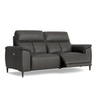 Loma 3 Seater Recliner Sofa - 2.5 Seater Sofa with 2 Power Recliners USB Cat 20S - Power Recliner with USB — NWS-517E SHALE GREY, gallery image 1