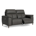Loma Small 3 Seater Recliner Sofa - 2.5 Seater Sofa with 2 Power Recliners (Compact) USB Cat 20S - Power Recliner with USB — NWS-517E SHALE GREY, gallery image 1