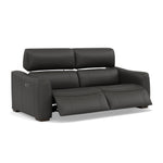 Beck Small 3 Seater Recliner Sofa - 2.5 Seater Sofa with 2 Power Recliners (Compact) Cat 20S - Power Recliner with USB — NWS-517E SHALE GREY, gallery image 1