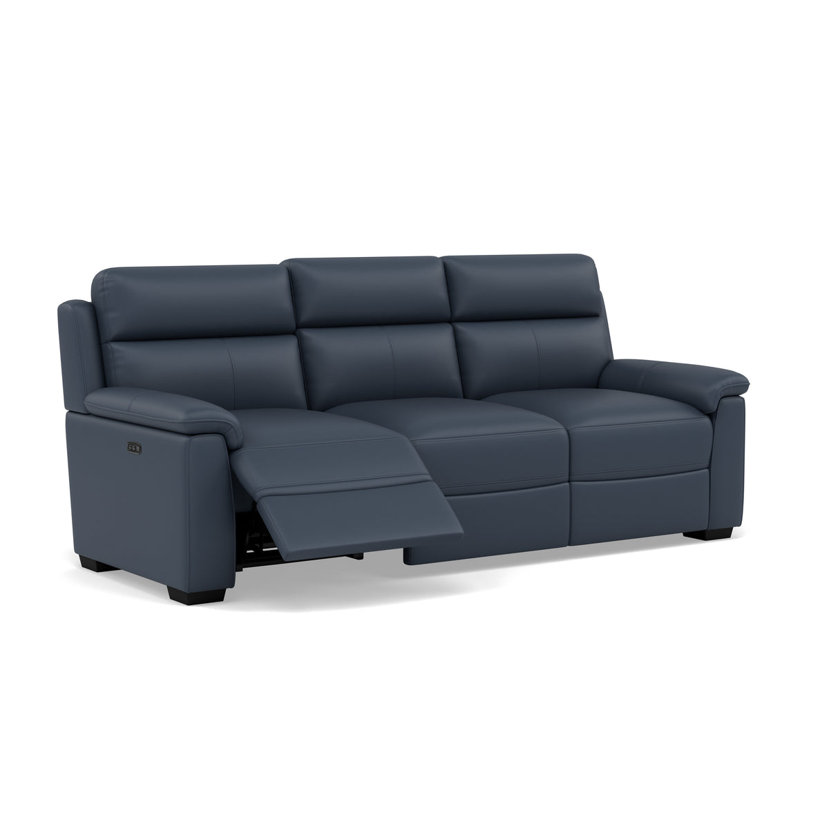 Eldon 3 Seater Power Recliner - 2.5 Seater Sofa 2 Power Recliners CAT20S - Power Recliner with USB — NWS-518E OCEAN BLUE, gallery image 1