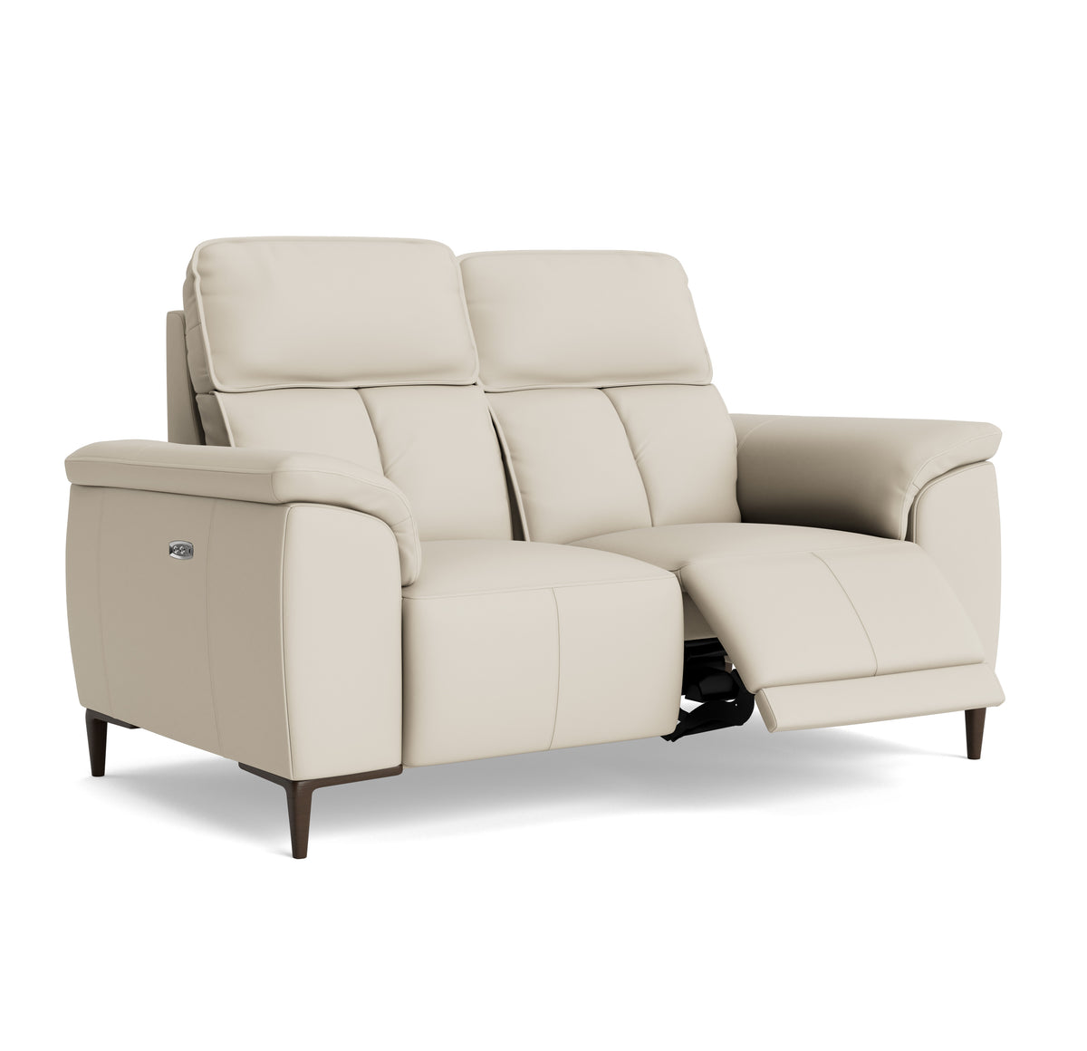 Loma 2 Seater Recliner Sofa - 2 Seater Sofa with 2 Power Recliners USB Cat 20S - Power Recliner with USB — NWS-521E FROST, gallery image 1