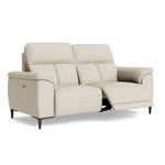 Loma Small 3 Seater Recliner Sofa - 2.5 Seater Sofa with 2 Power Recliners (Compact) USB Cat 20S - Power Recliner with USB — NWS-521E FROST, gallery image 1