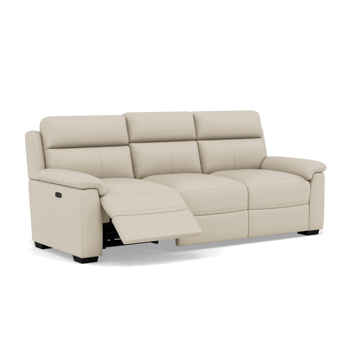 Eldon 3 Seater Power Recliner - 2.5 Seater Sofa 2 Power Recliners CAT20S - Power Recliner with USB — NWS-521E FROST, gallery image 1