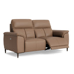 Loma Small 3 Seater Recliner Sofa - 2.5 Seater Sofa with 2 Power Recliners (Compact) USB Cat 20S - Power Recliner with USB — NWS-586E FAWN, gallery image 1