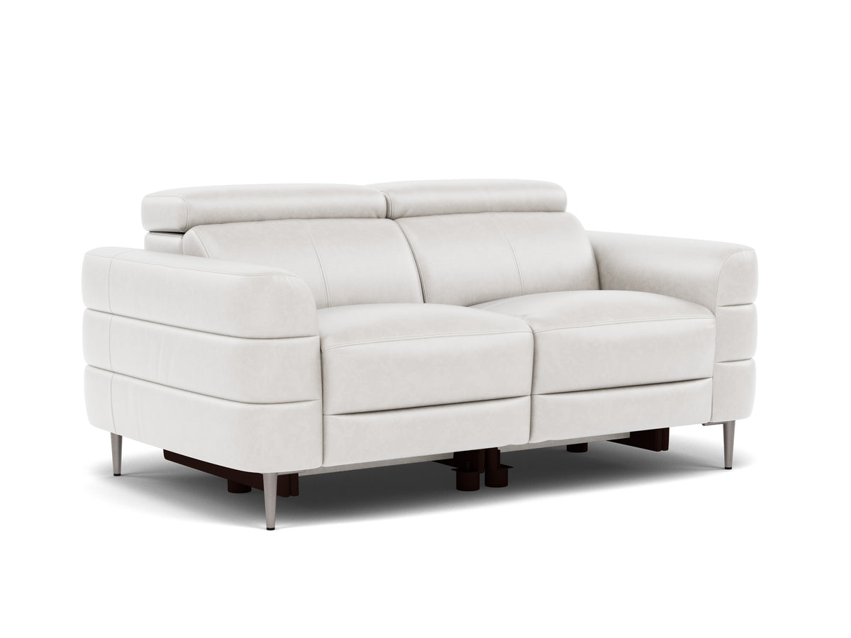 Hoy 2 Seater Sofa - 2 Str Static W/Manual Headrest Cat NL/O — O7304 Orlando Quiet Grey, gallery image 1