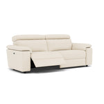 Nicoletti Rossini 3 Seater Recliner Sofa - 3 Seater Sofa Power Recliner CB - Power Recliner with USB — Torello PS Bianco 93, gallery image 1